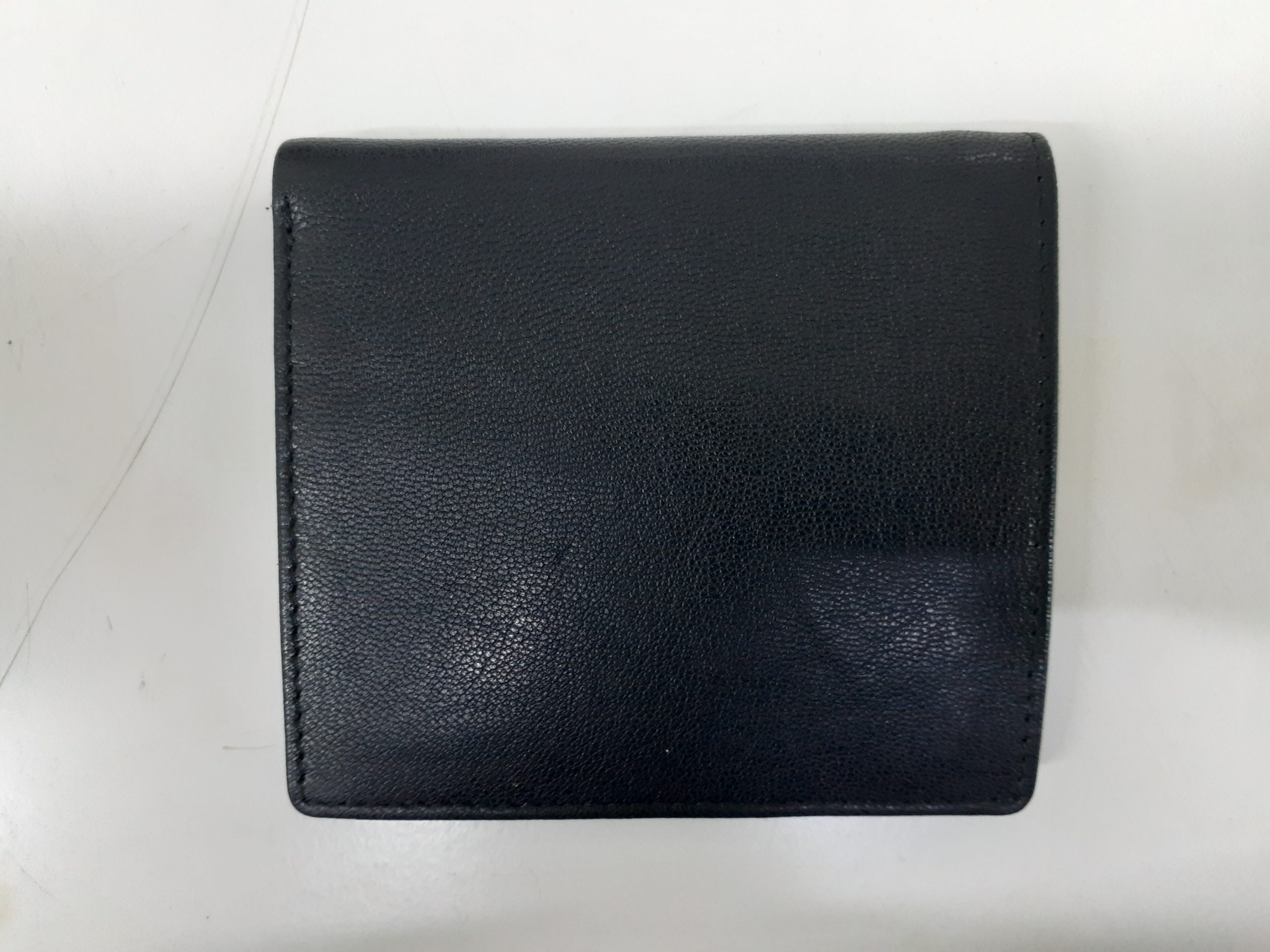Gents Leather Wallet | Black | Plain Natural