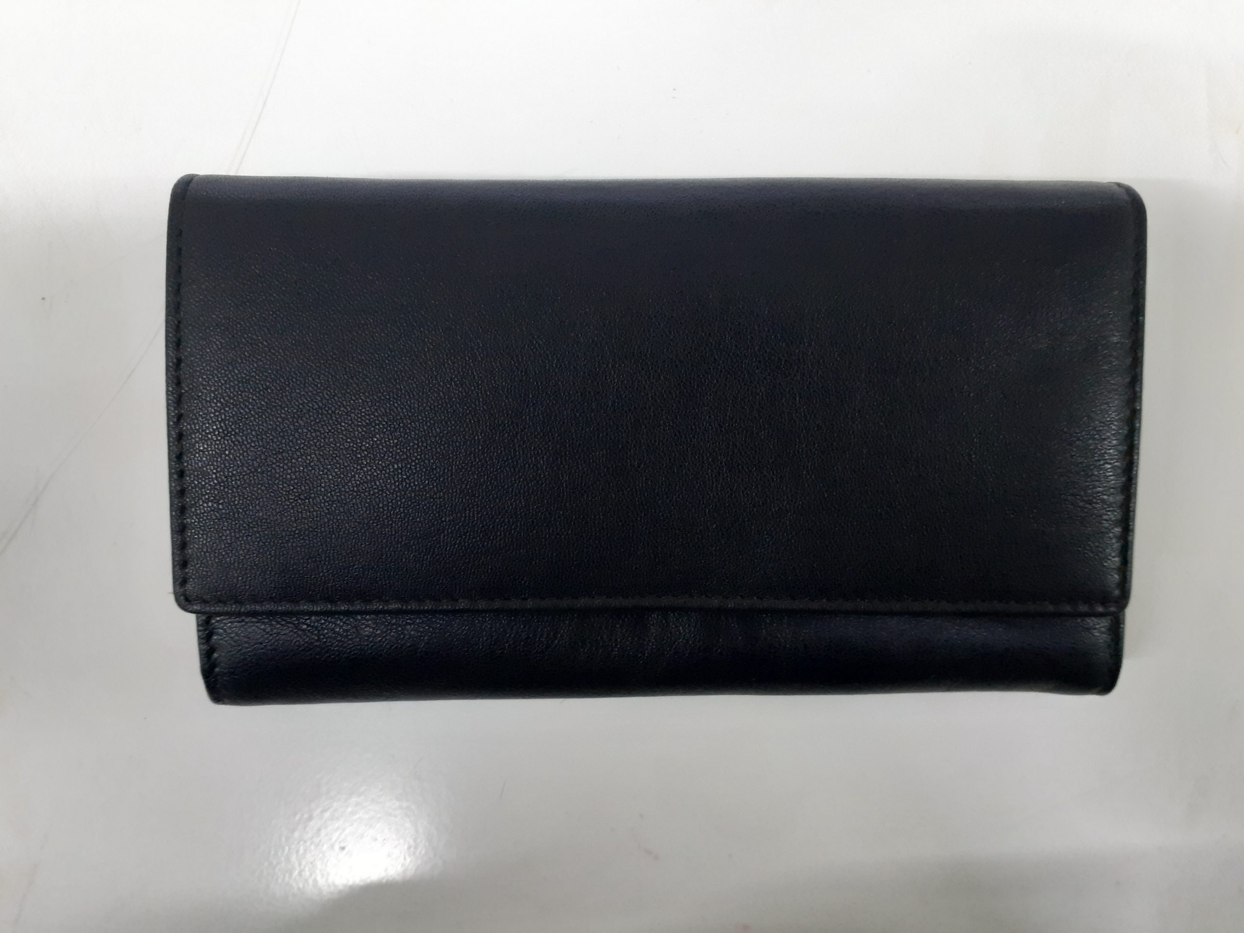 Ladies Leather Wallet | Black | Plain