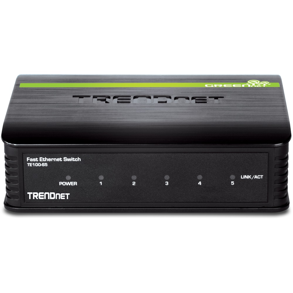 Trendnet 5-port 10/100 mbps GREENnet switch